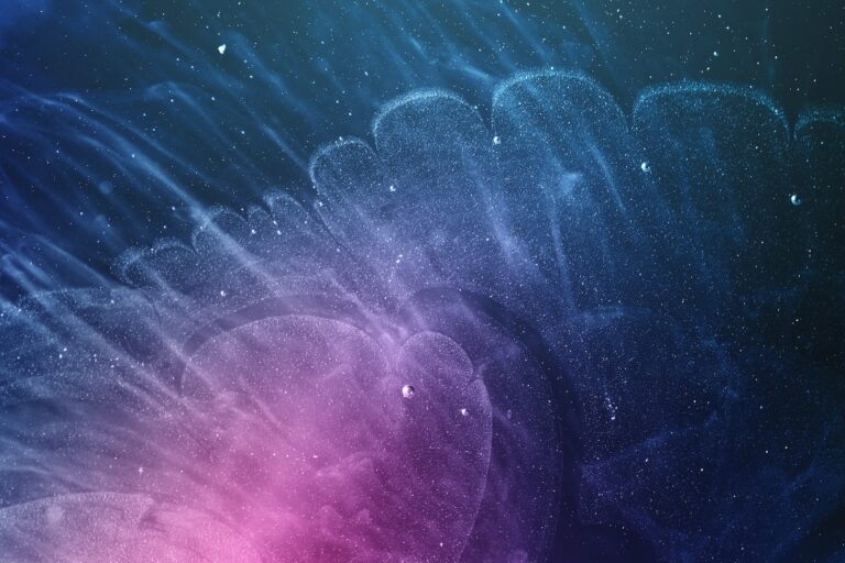 surreal colorful galaxy in space, abstract background